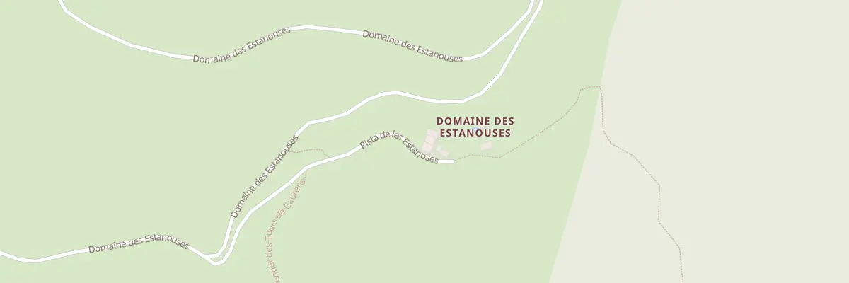 Plan du 69 Las Astanouses à Lamanère