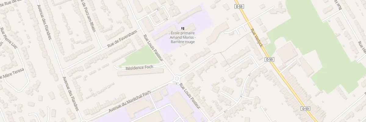 Plan du 60 Rue Louis Pasteur à Hazebrouck