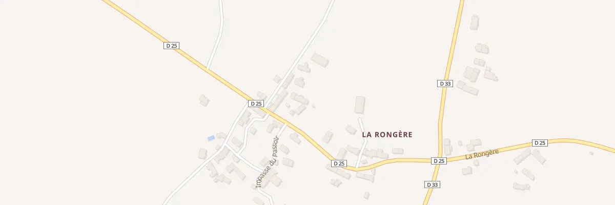 Plan du 87 La Rongere à Parassy