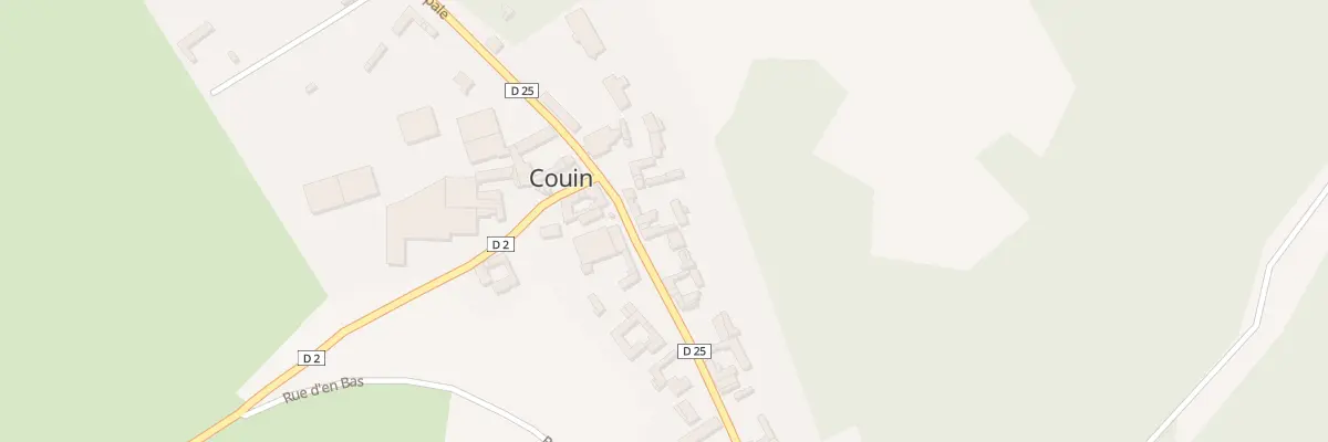 Plan du 19 Rue Principale à Couin