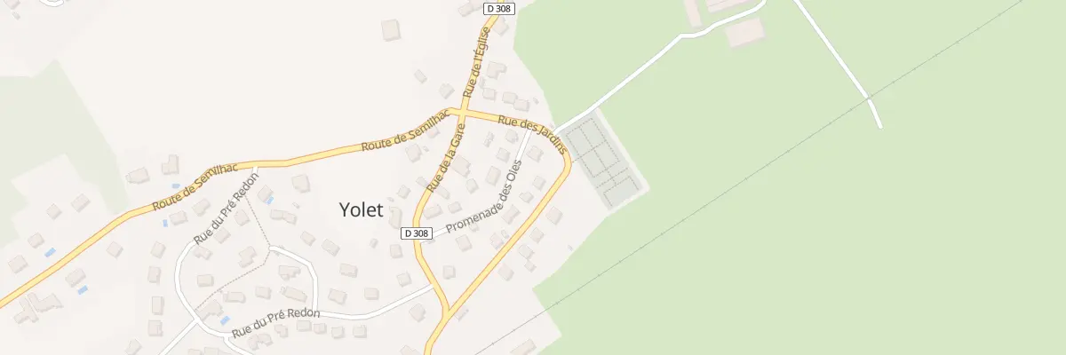 Plan du 1 Rue des Jardins à Yolet
