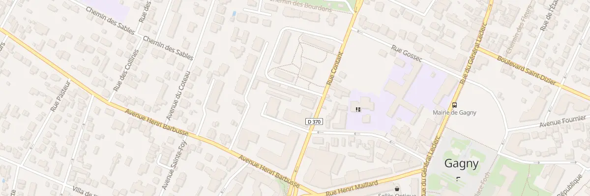 Plan du 19 Rue Contant à Gagny