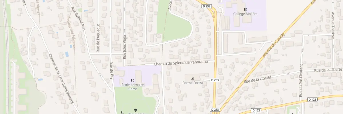 Plan du 16 Che du Splendid Panorama à Chennevières-sur-Marne