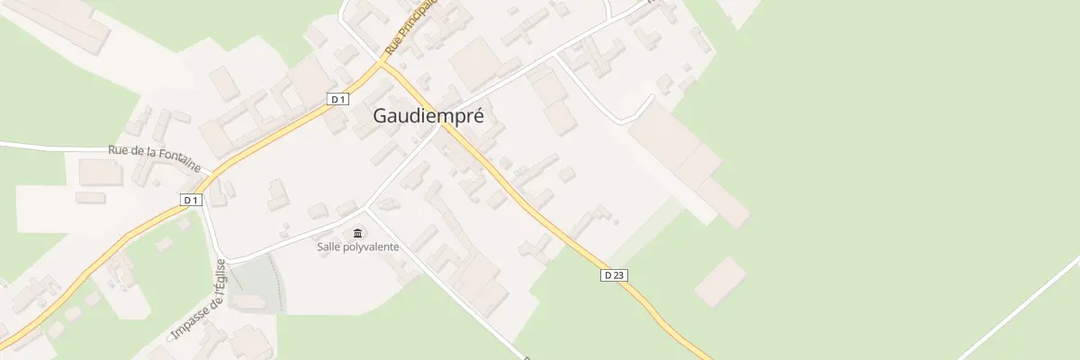 Plan du 9 Rue de Saint Amand à Gaudiempré