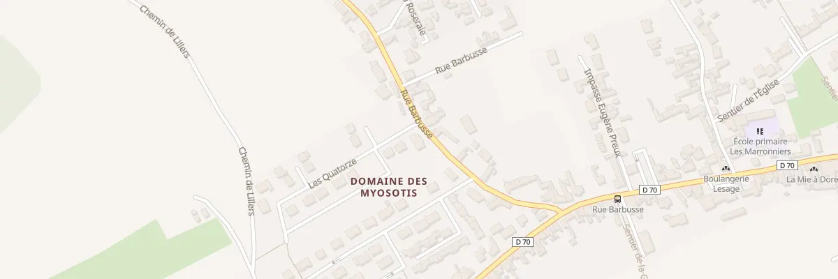Plan du 27 Rue Barbusse à Lapugnoy