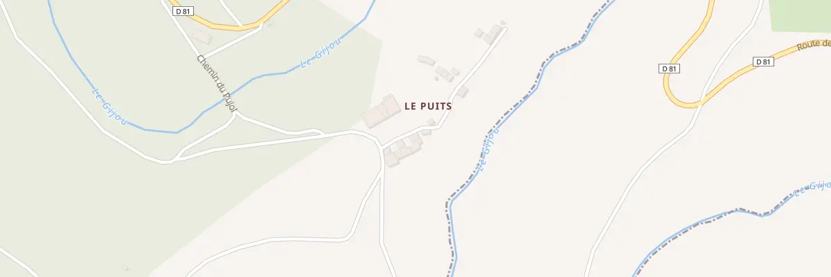 Plan du 5501 Le Pujol à Lacaze