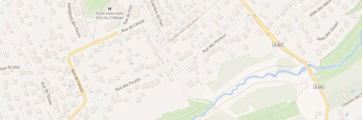 Plan du 32 Che des Perreux à Villecresnes
