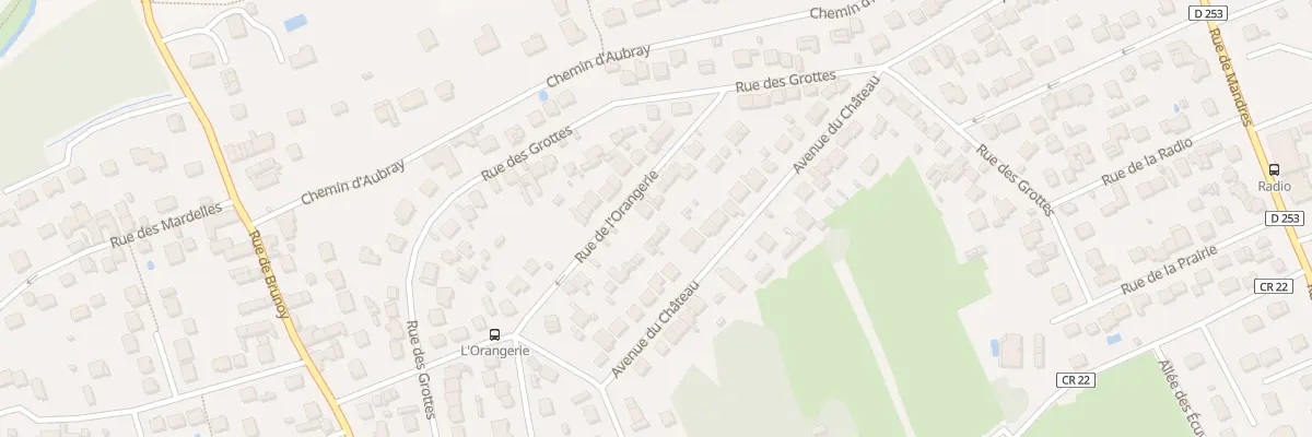 Plan du 28 Rue de l’Orangerie à Villecresnes