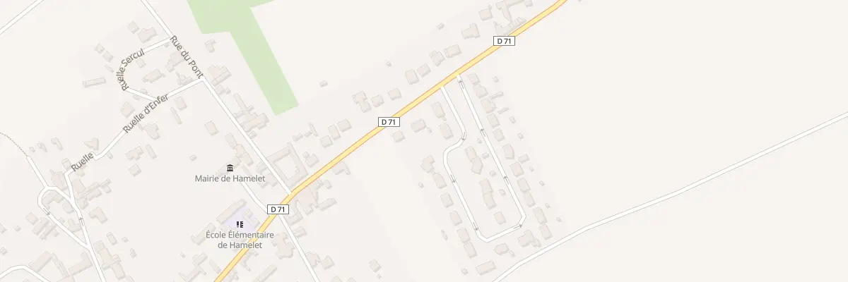 Plan du 58 Rue François Deroussen à Hamelet