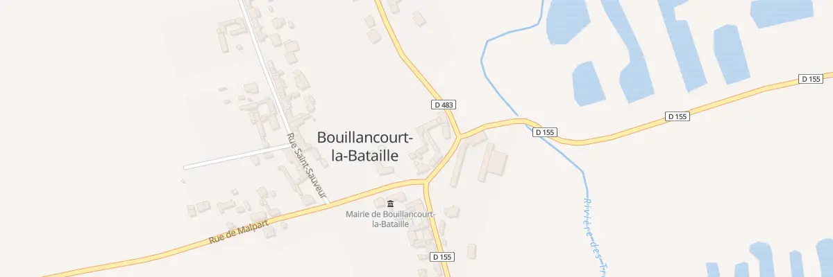 Plan du 3 Rue de la Gare à Bouillancourt-la-Bataille