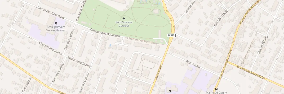Plan du 25B Rue Contant à Gagny