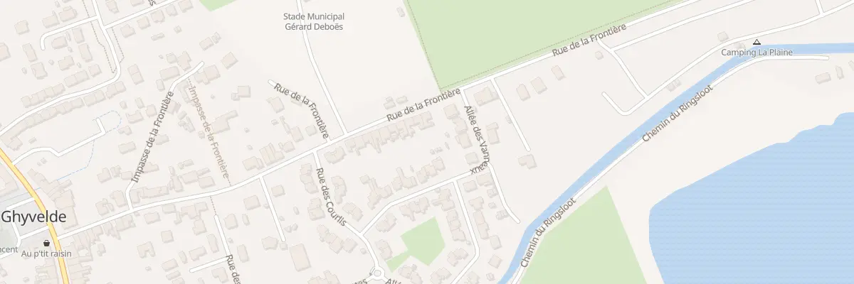 Plan du 52 Rue de la Frontière à Ghyvelde