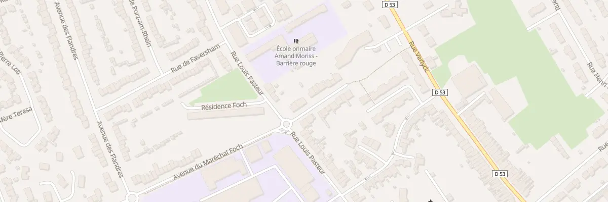Plan du 49 Av Marechal Foch à Hazebrouck