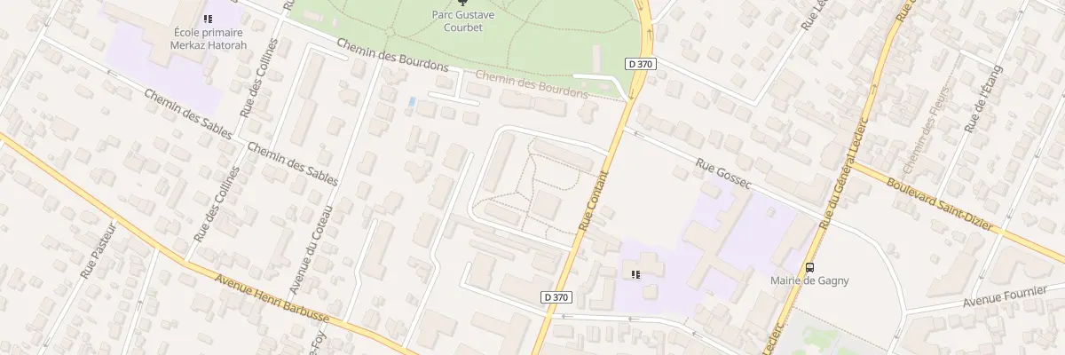 Plan du 21 Rue Contant à Gagny
