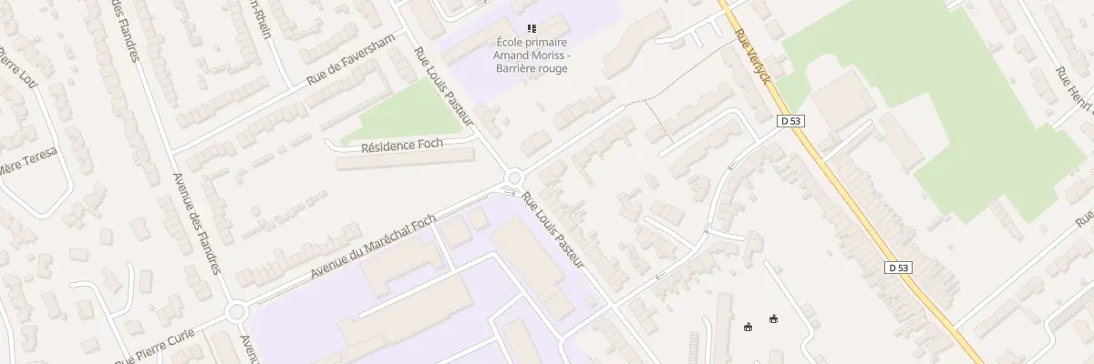 Plan du 2 Av Marechal Foch à Hazebrouck