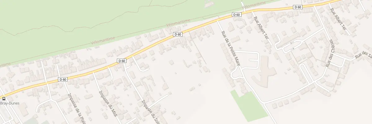 Plan du 98 Rue Auguste Coolen à Bray-Dunes