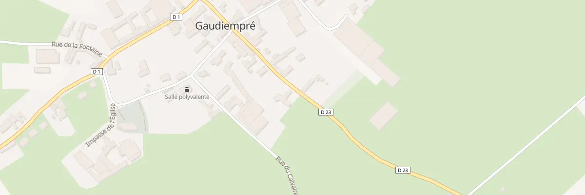 Plan du 14 Rue de Saint Amand à Gaudiempré