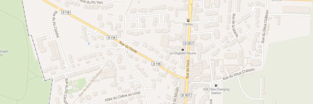 Plan du 122 Rue du Stade à La Chapelle-en-Serval