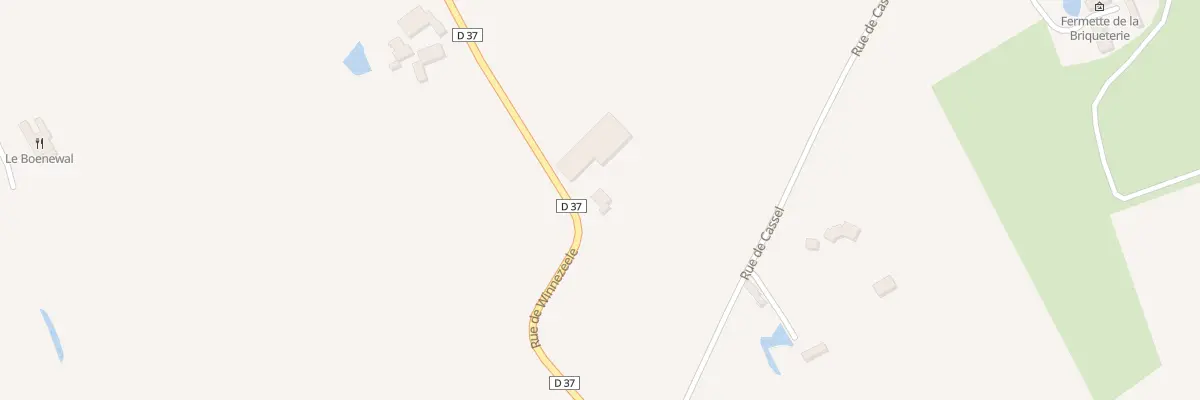 Plan du 875 Rue de Winnezeele à Herzeele
