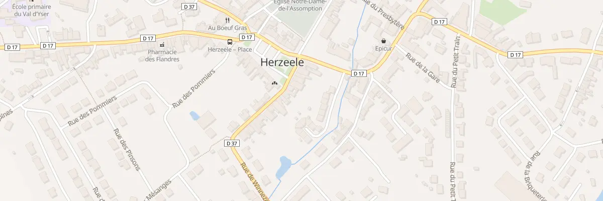 Plan du 138 Pl d’Herzeele à Herzeele