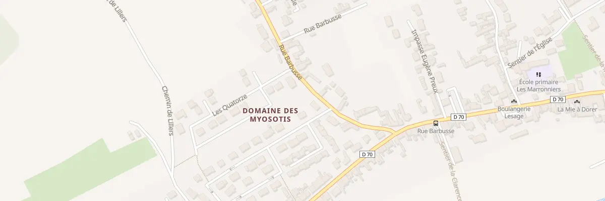 Plan du 13 Rue Barbusse à Lapugnoy
