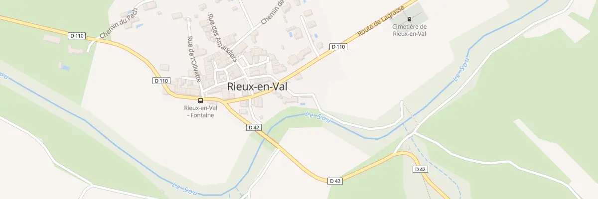 Plan du 1 Che du Vieux Pont à Rieux-en-Val
