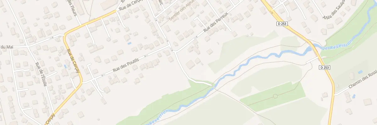 Plan du 41 Che des Perreux à Villecresnes