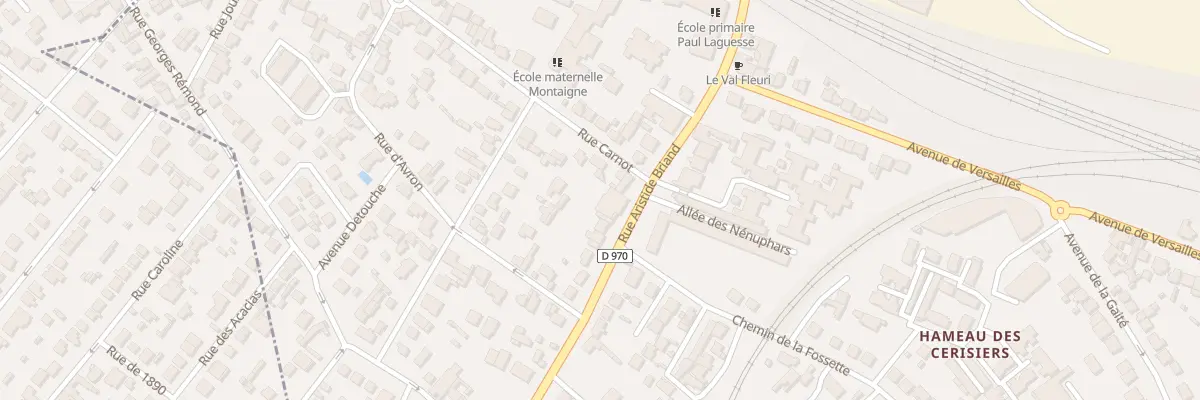 Plan du 66 Rue Aristide Briand à Gagny