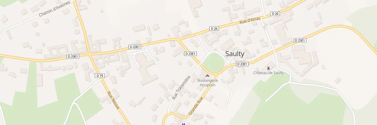 Plan du 147 Pl Publique à Saulty