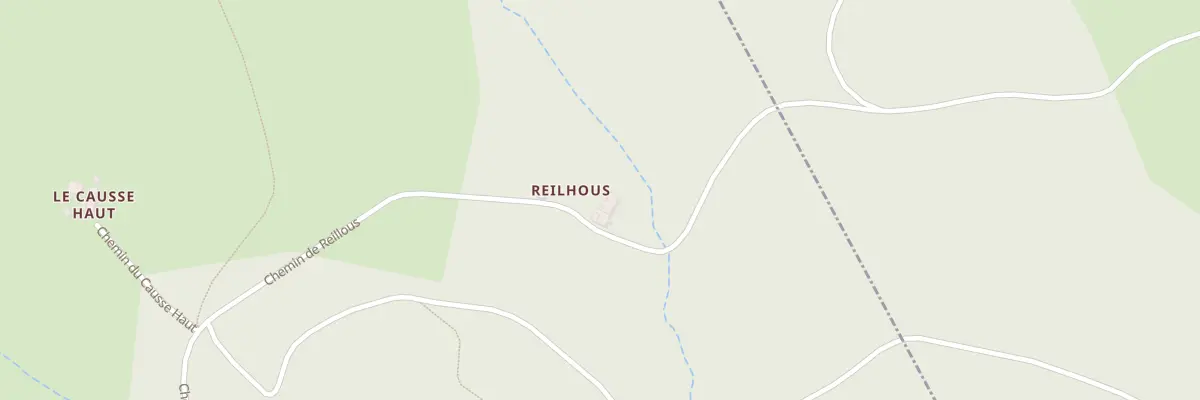 Plan du 1249 Che de Reillous à Espérausses