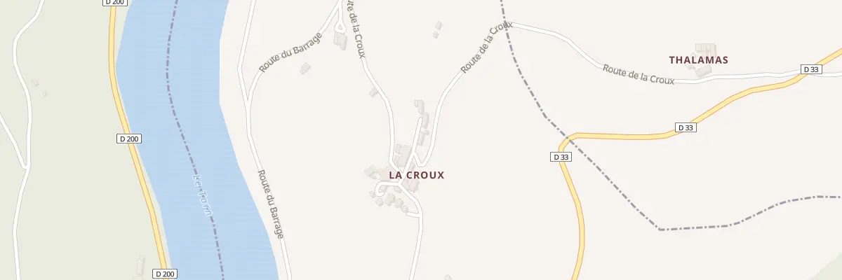 Plan du 5092 La Croux à Brasc