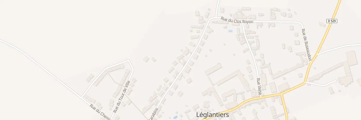 Plan du 37 Rue des Carabins à Léglantiers