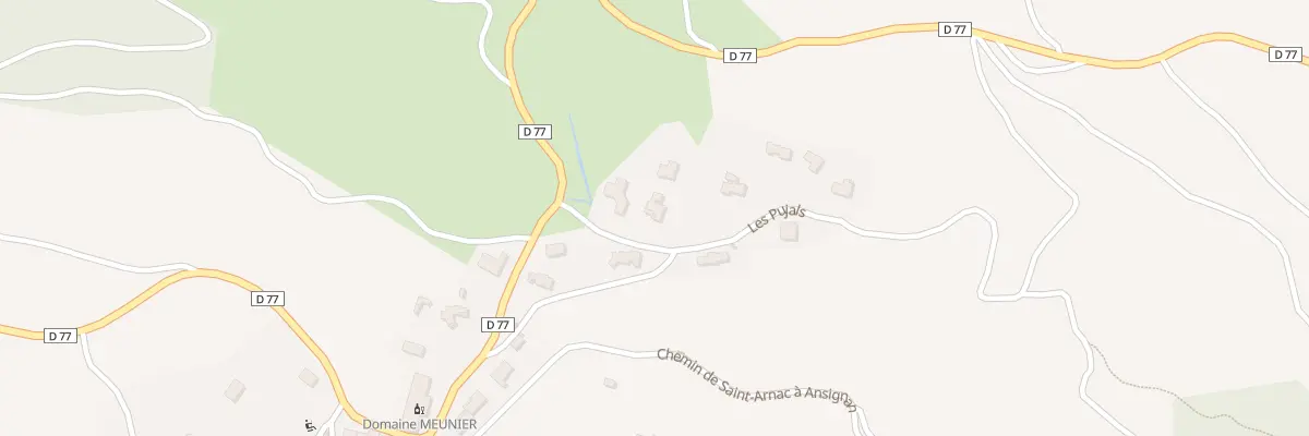 Plan du 4B Les Pujals à Saint-Arnac