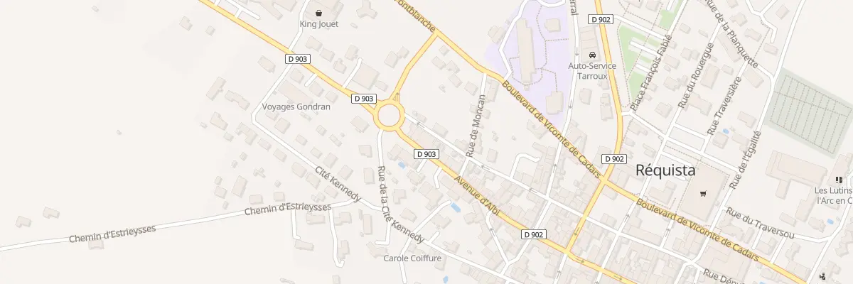 Plan du 48 Av d’Albi à Réquista