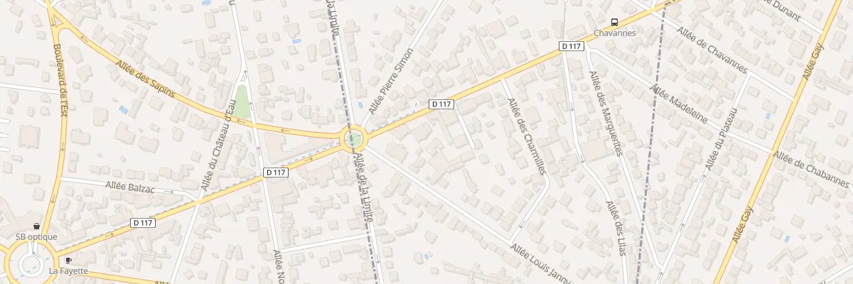 Plan du 120 All de Montfermeil à Clichy-sous-Bois