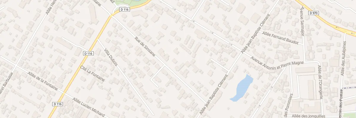 Plan du 61 Rue de Simiane à Livry-Gargan