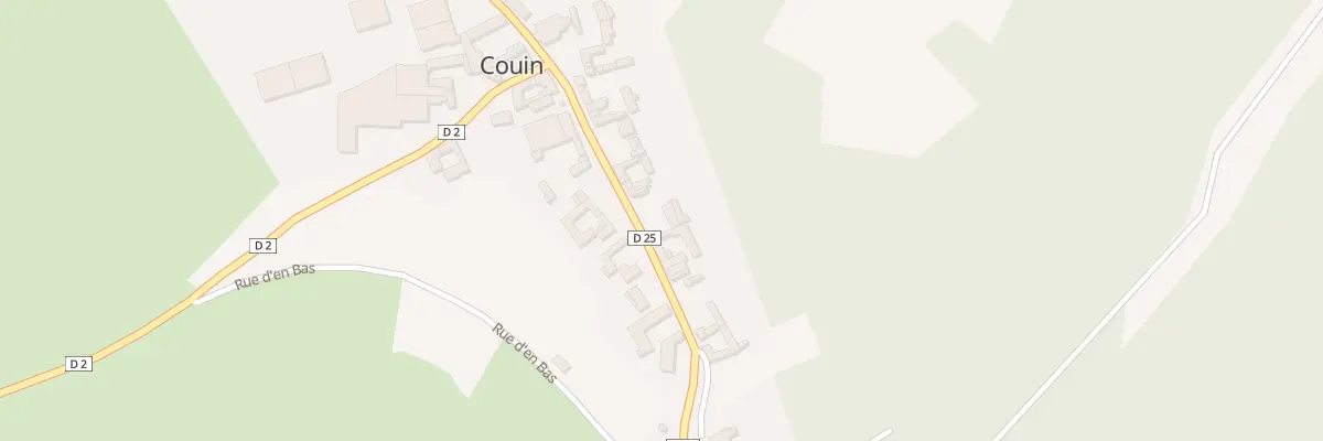 Plan du 27 Rue Principale à Couin