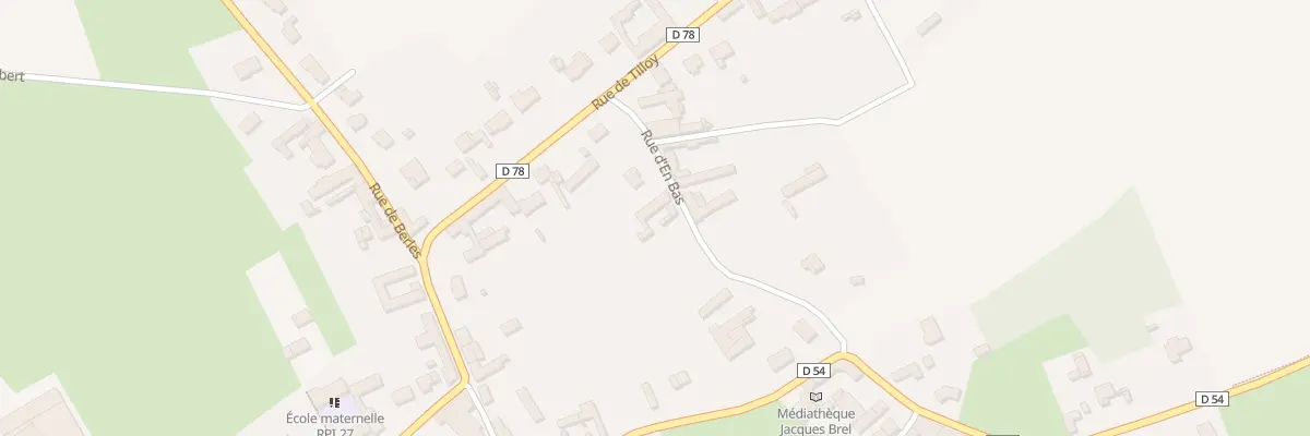 Plan du 2 Rue de Bas à Izel-lès-Hameau