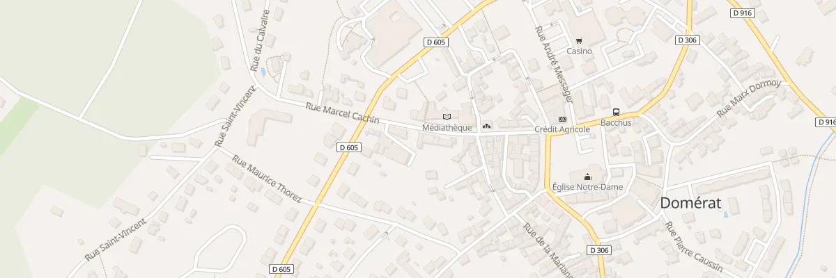 Plan du 21 Rue Marcel Cachin à Domérat