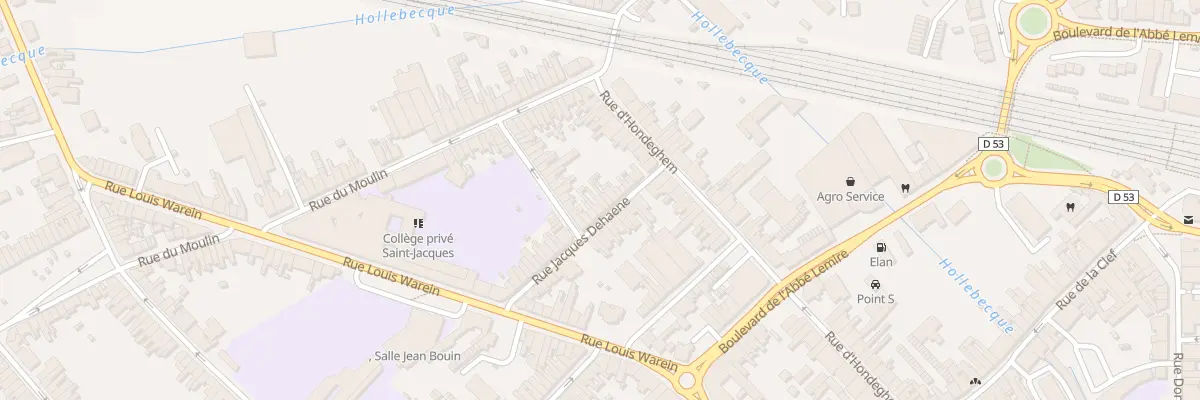 Plan du 18 Rue Jacques Dehaene à Hazebrouck