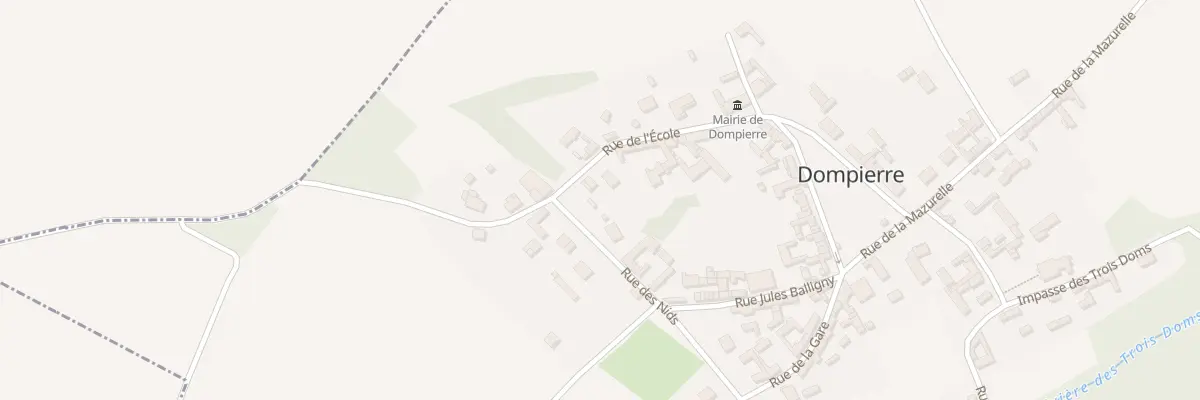 Plan du 15 Rue de l’Ecole à Dompierre