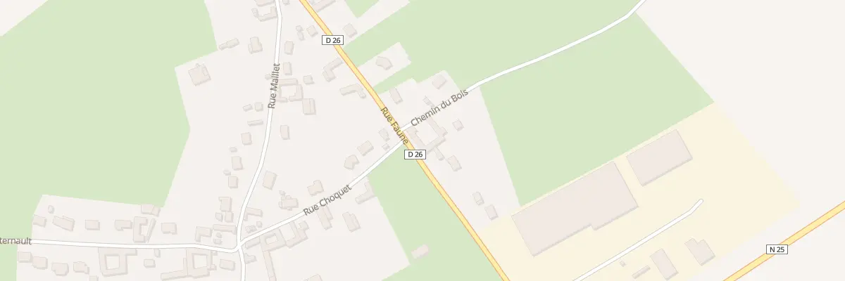 Plan du 221 Rue Faune à Saulty