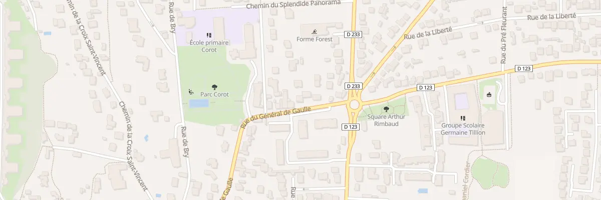 Plan du 4B Rue du Gal de Gaulle à Chennevières-sur-Marne