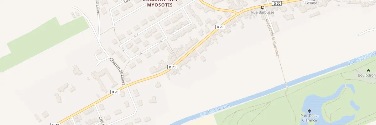 Plan du 327 Rue Gambetta à Lapugnoy