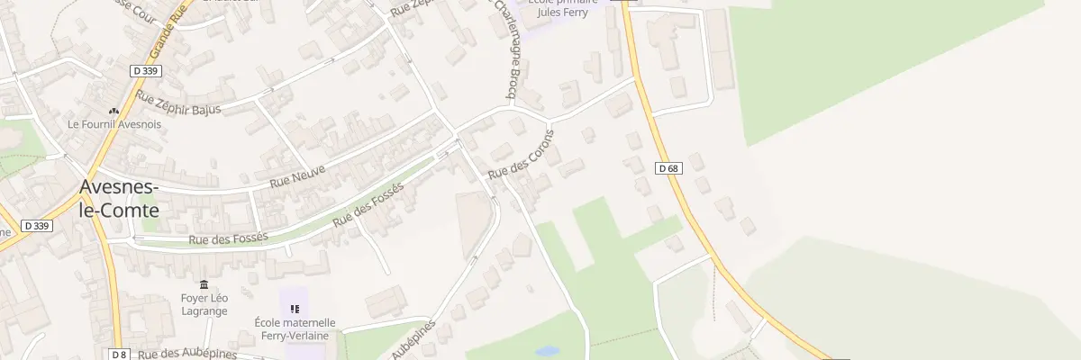 Plan du 9 Rue des Corons à Avesnes-le-Comte