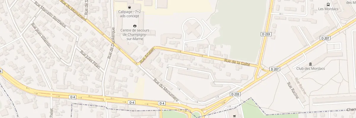 Plan du 35 Rue de la Gaîté à Champigny-sur-Marne