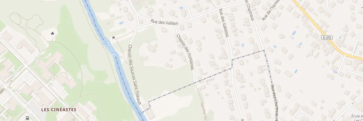 Plan du 10 Che des Fontaines à Mandres-les-Roses