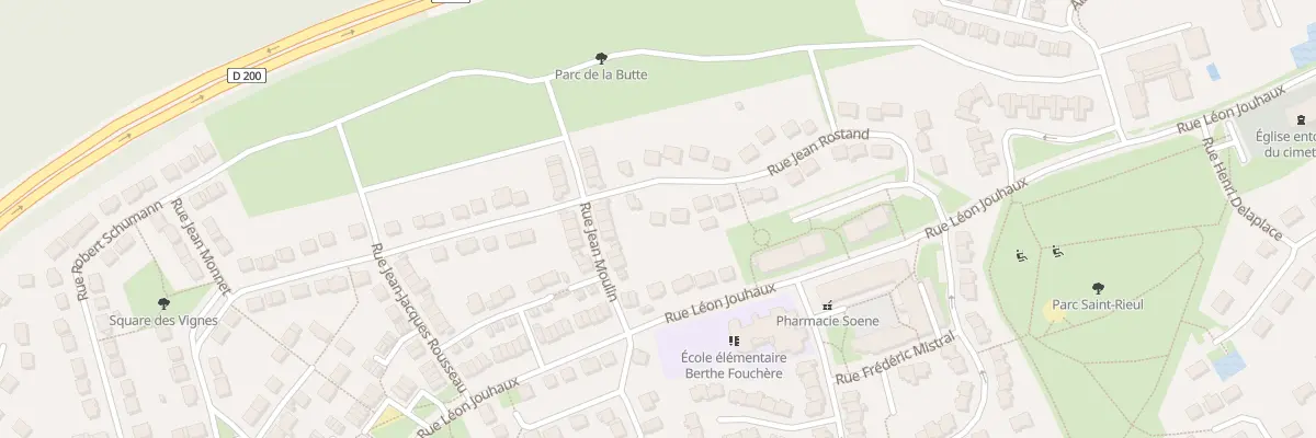 Plan du 22 Rue Jean Rostand à Brenouille