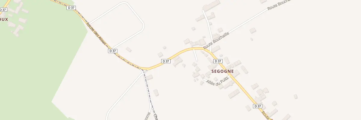 Plan du 5 Pl de Segogne à Arpheuilles