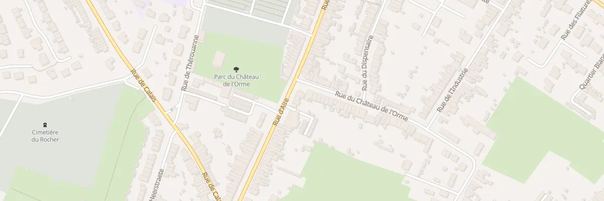 Plan du 87 Rue d’Aire à Hazebrouck